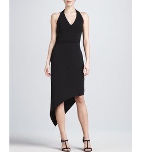 David Meister asymmetrical gown
